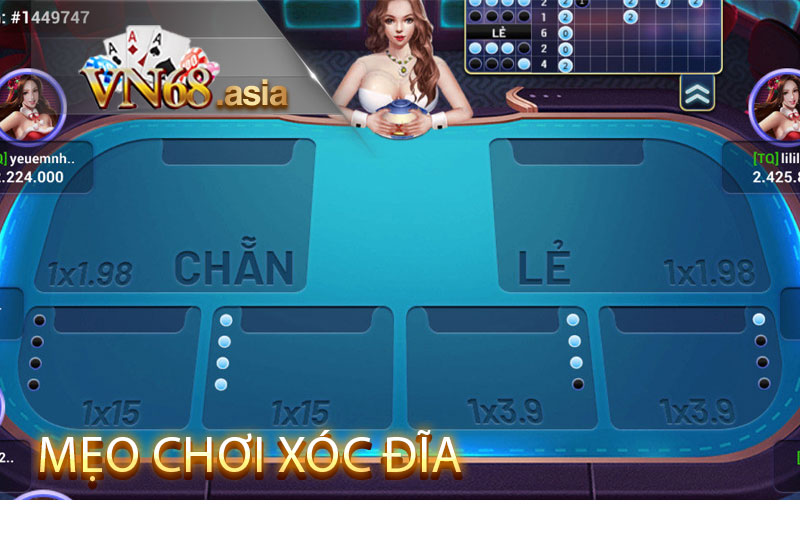 Mẹo chơi xóc đĩa